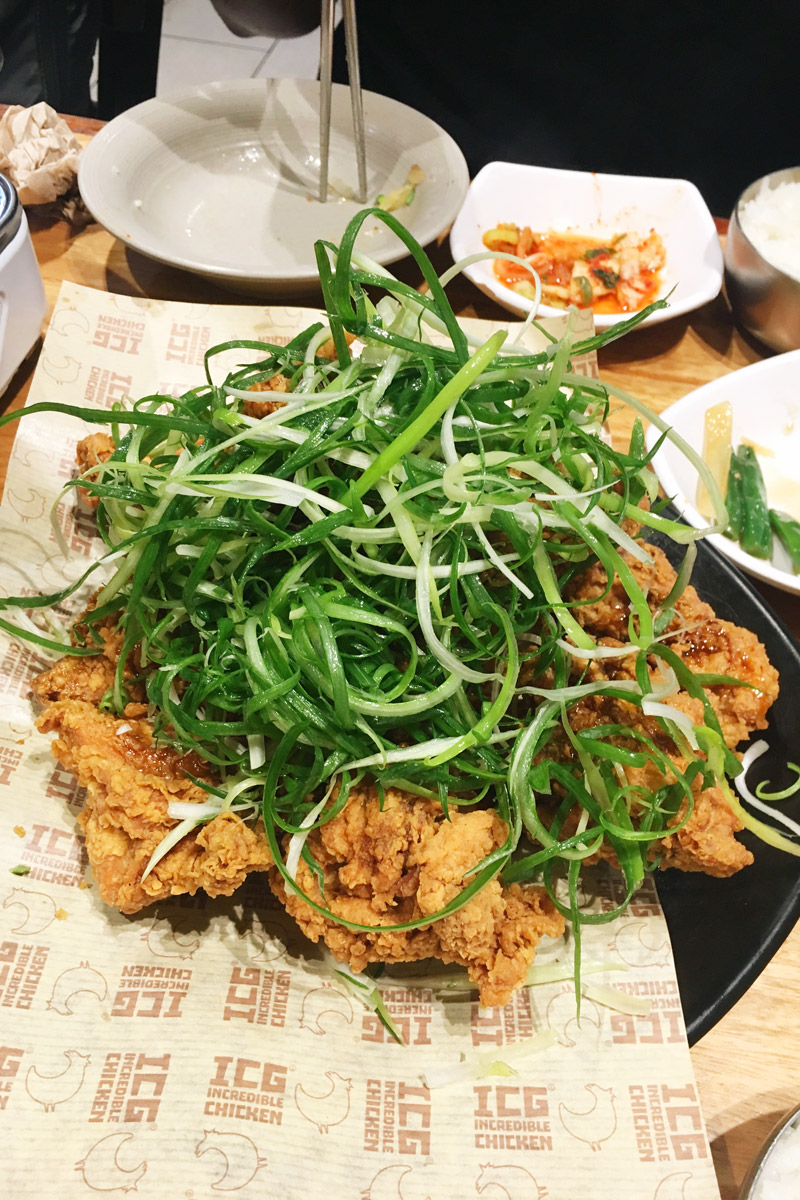 ICG Korean fried chicken Sydney