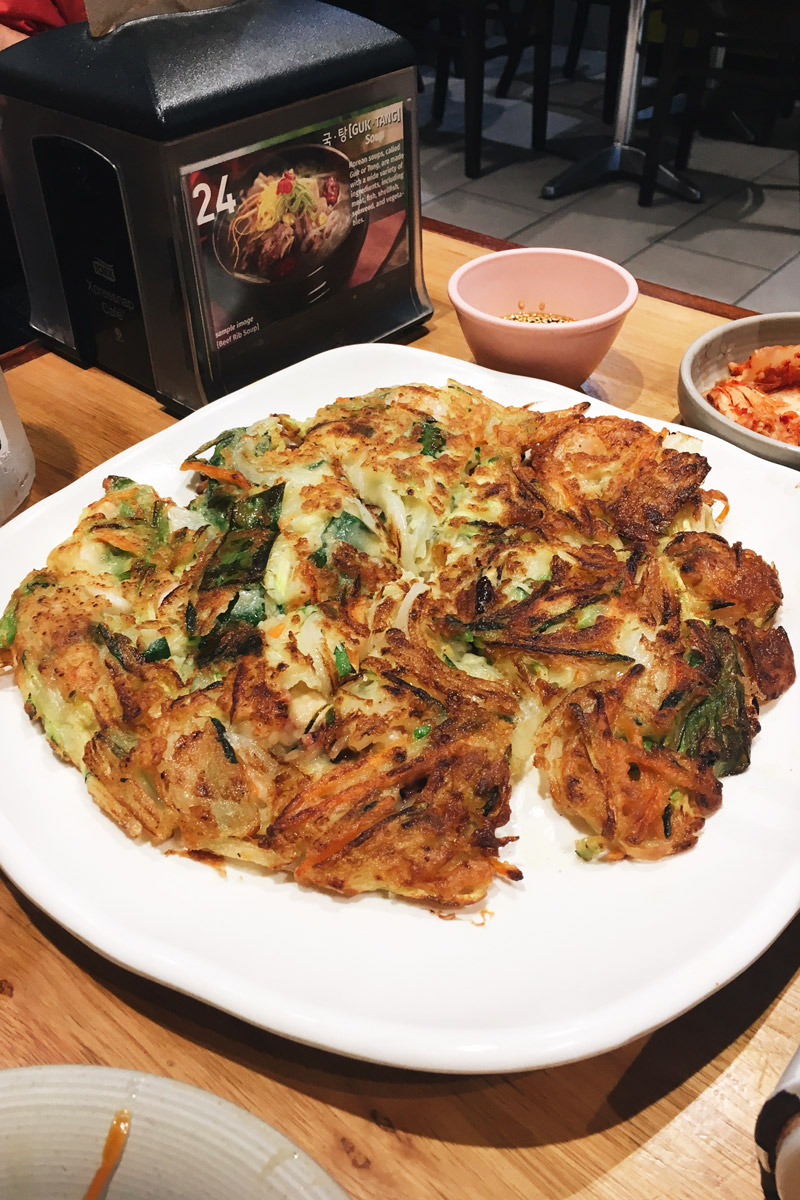 ICG Korean fried chicken seafood pancake Sydney
