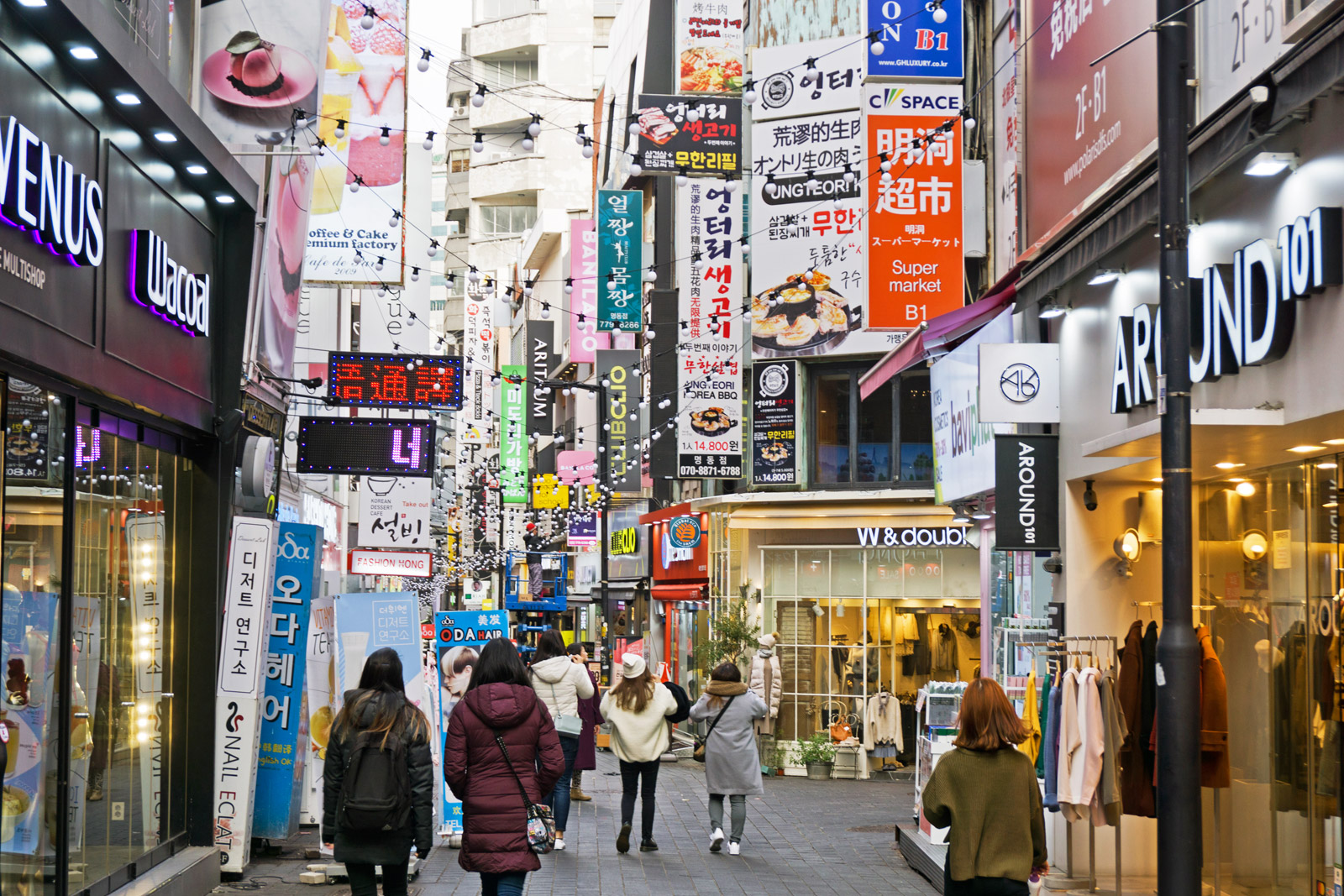 Myeongdong Shopping District Seoul