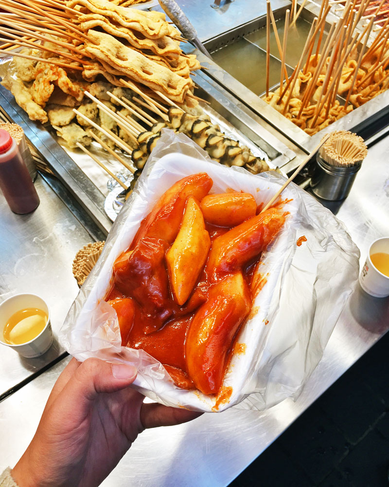 Korea street food tteokbokki