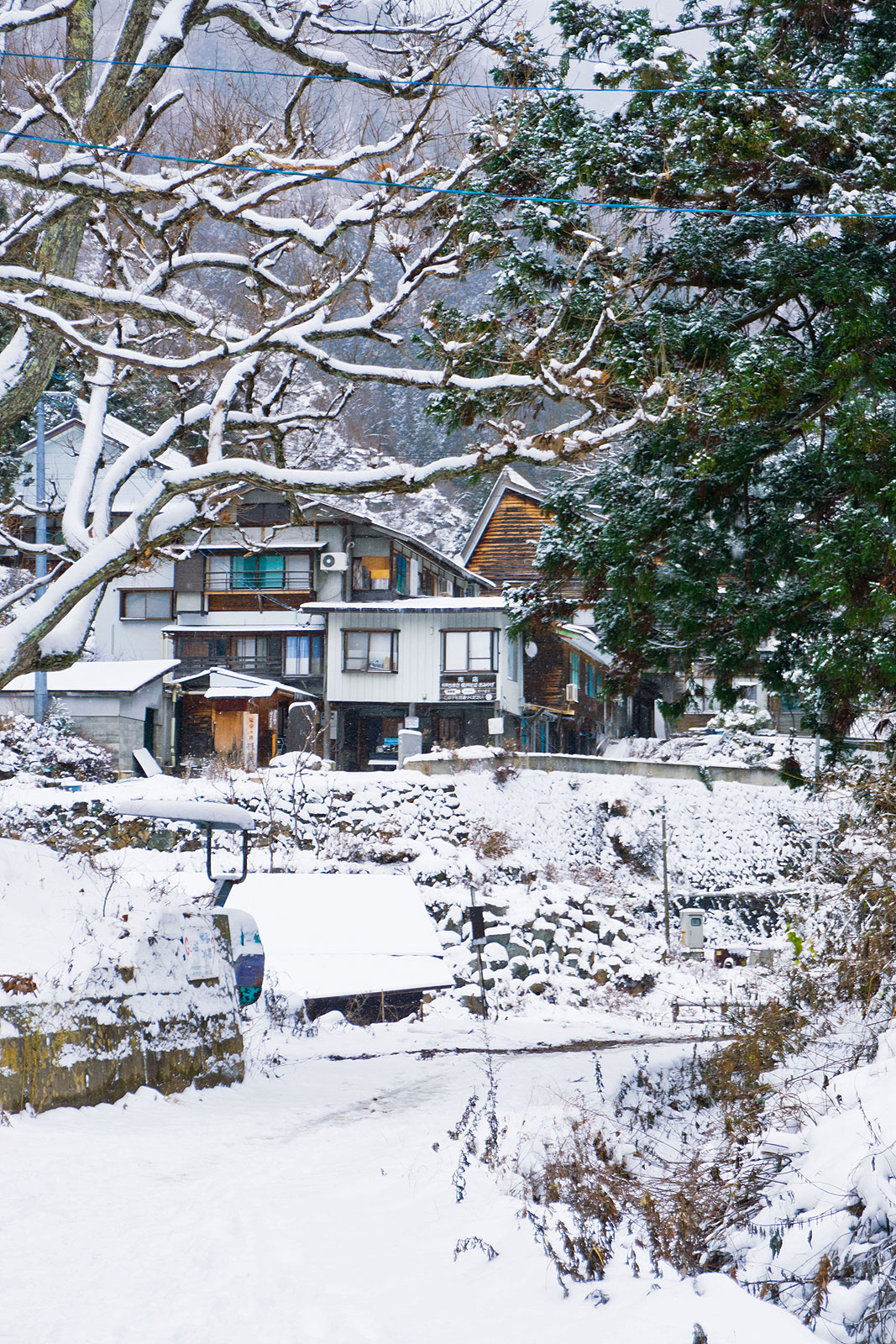 Nagano Japan snow mountains